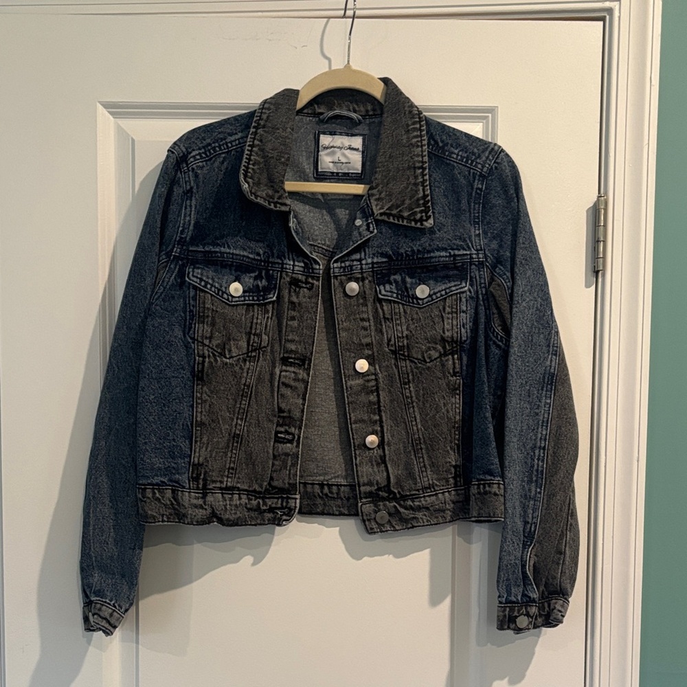 Highway Jeans Two Toned Blue & Gray Denim Jacket